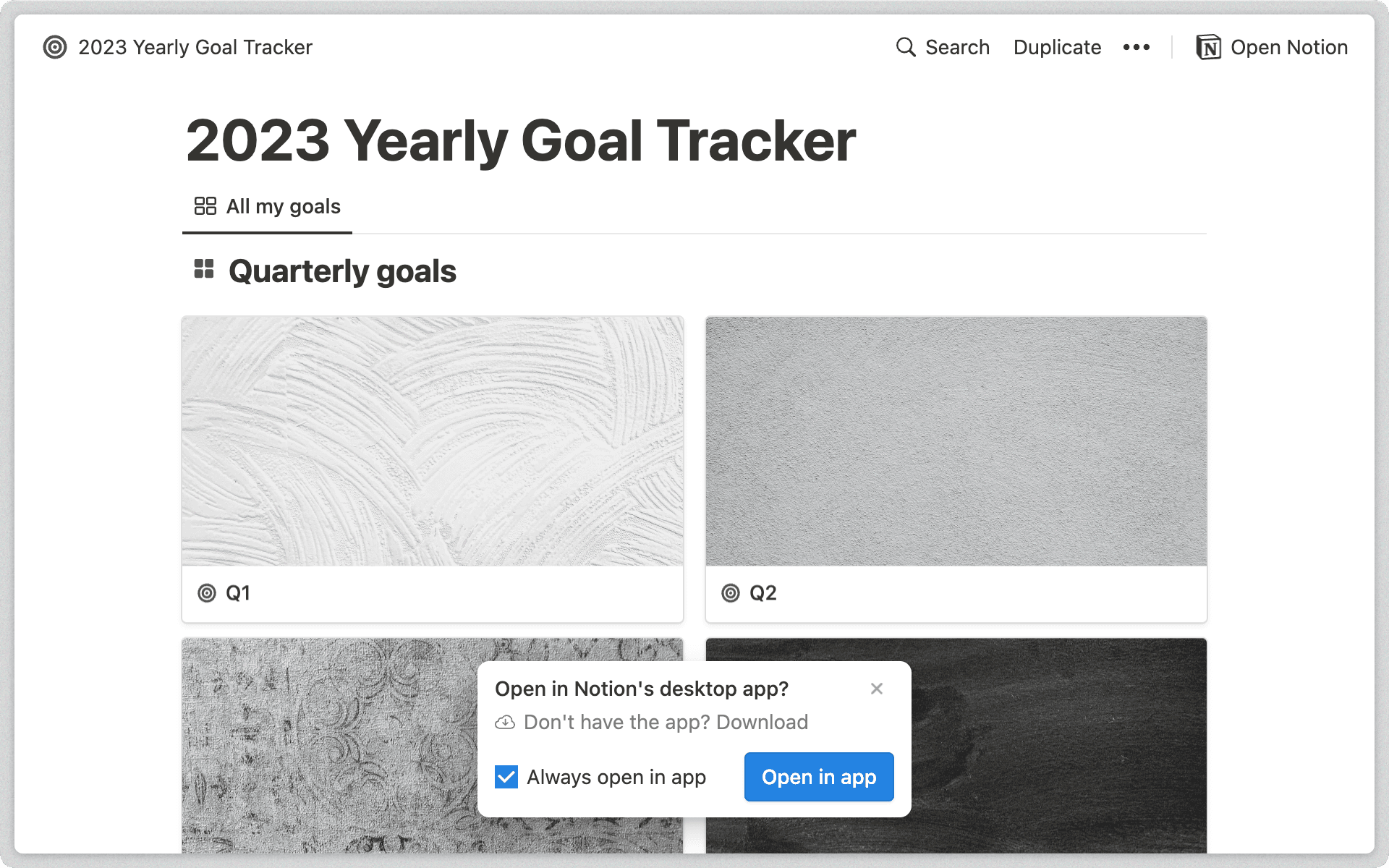 release-open in desktop app