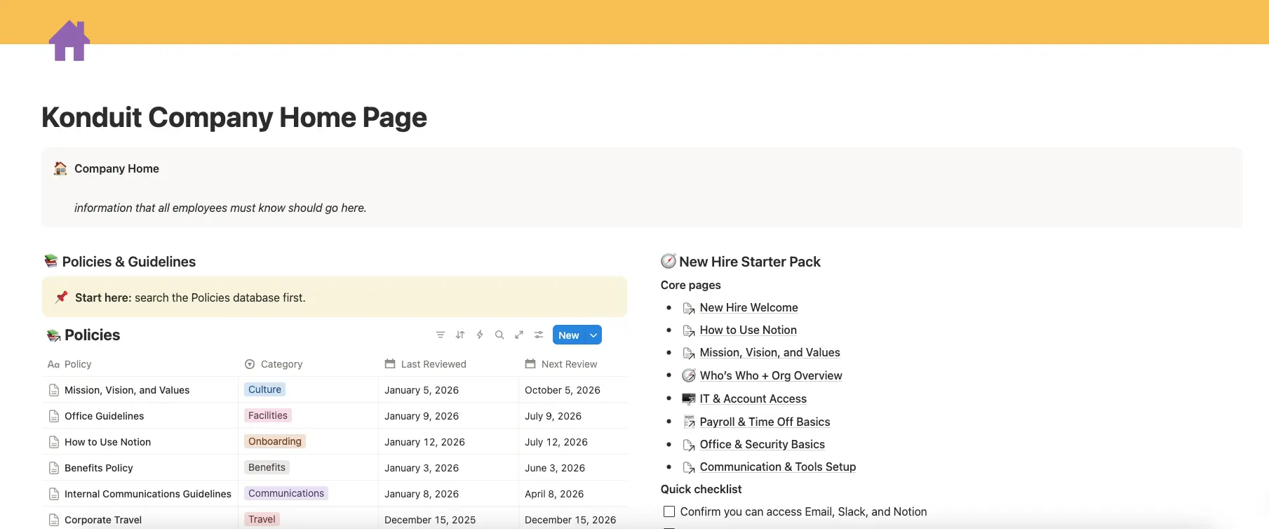 Konduit Operations Home Page