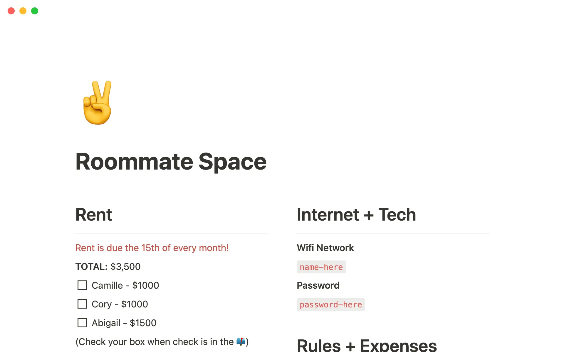 Kokoelman top-5-free-roommates-templates-in-notion kuva