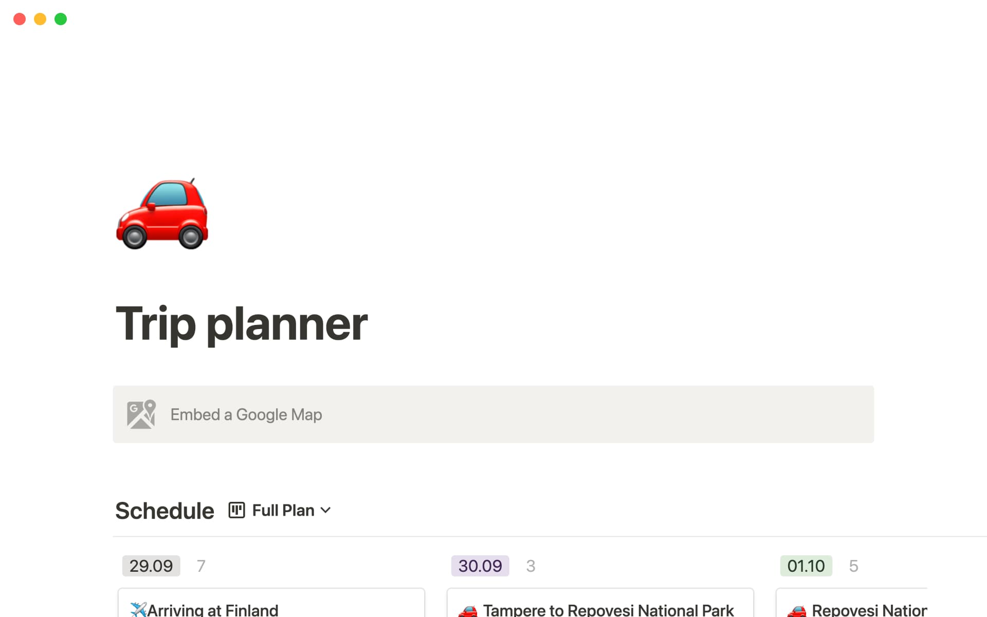 Kokoelman top-10-free-trip-schedule-templates-in-notion kuva